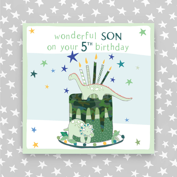 5th Birthday Greeting Card - Son (NPH13)