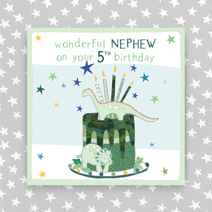 5th Birthday Greeting Card - Nephew (NPH15)