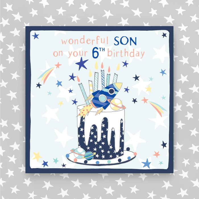 6th Birthday Greeting Card - Son (NPH16)