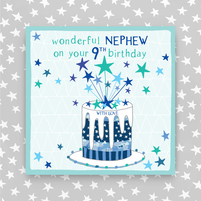 9th Birthday Greeting Card - Nephew (NPH27)