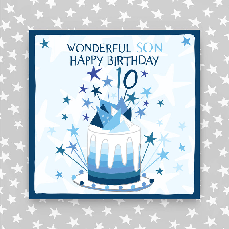 10th Birthday Greeting Card - Son (NPH28)
