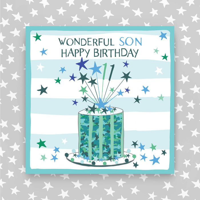 11th Birthday Greeting Card - Son (NPH31)