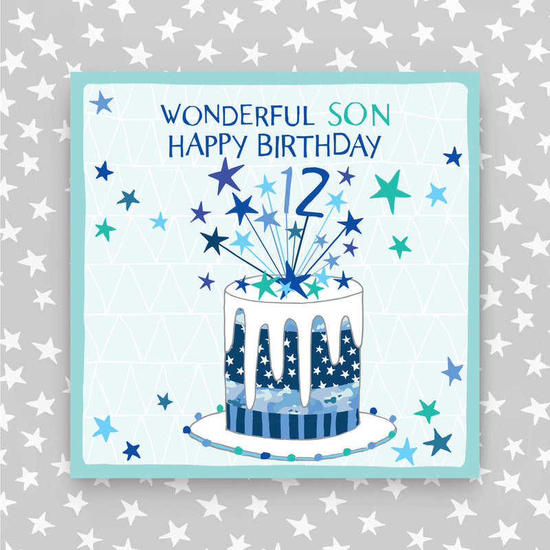 12th Birthday Greeting Card - Son (NPH34)