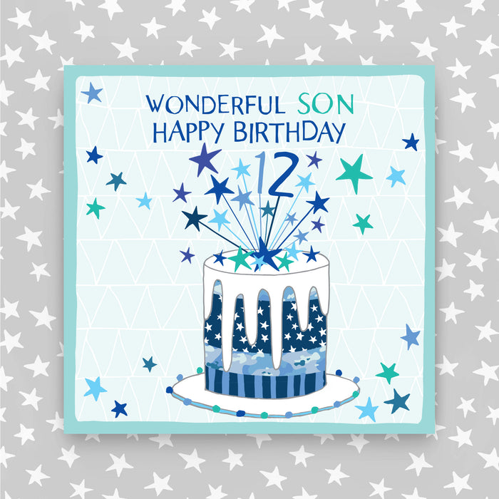12th Birthday Greeting Card - Son (NPH34)