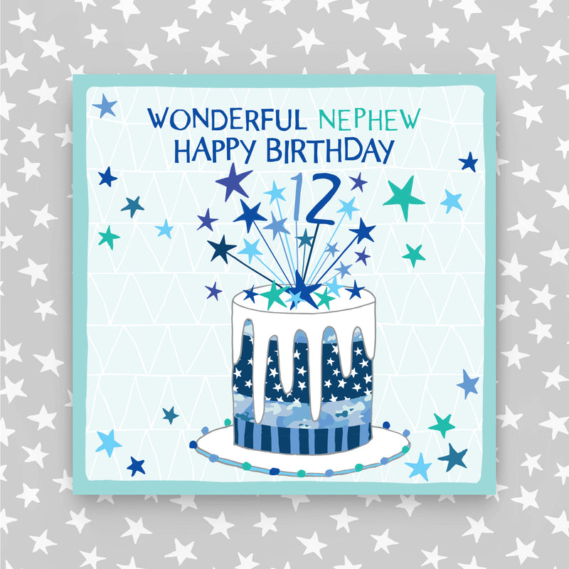 12th Birthday Greeting Card - Nephew (NPH36)