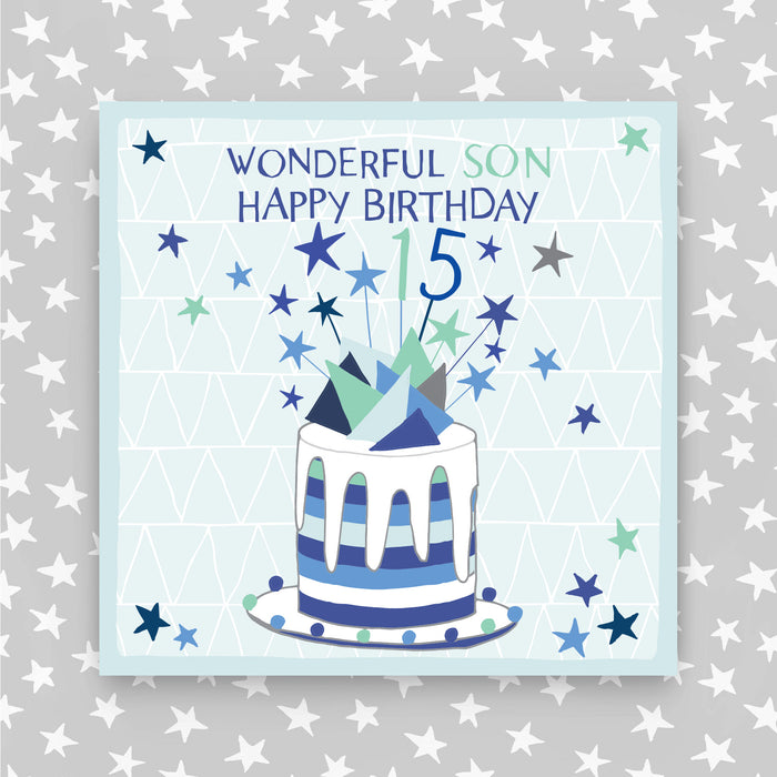 15th Birthday Greeting Card - Son (NPH43)
