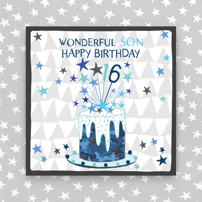 16th Birthday Greeting Card - Son (NPH46)