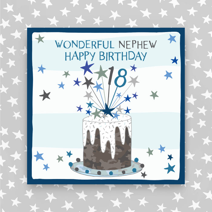 18th Birthday Greeting Card - Nephew (NPH54)