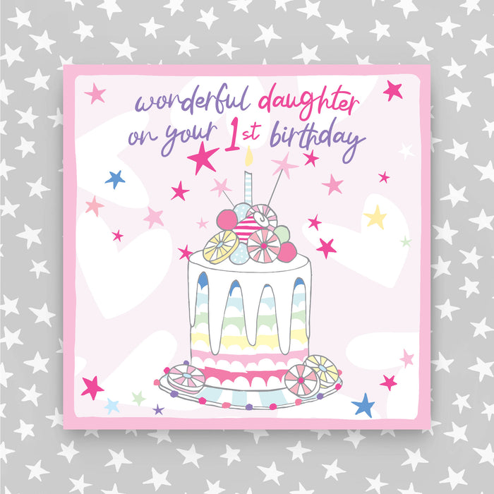 1st Birthday Greeting Card - Daughter (NPH55)