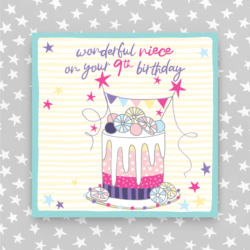 9th Birthday Greeting Card - Niece (NPH81)