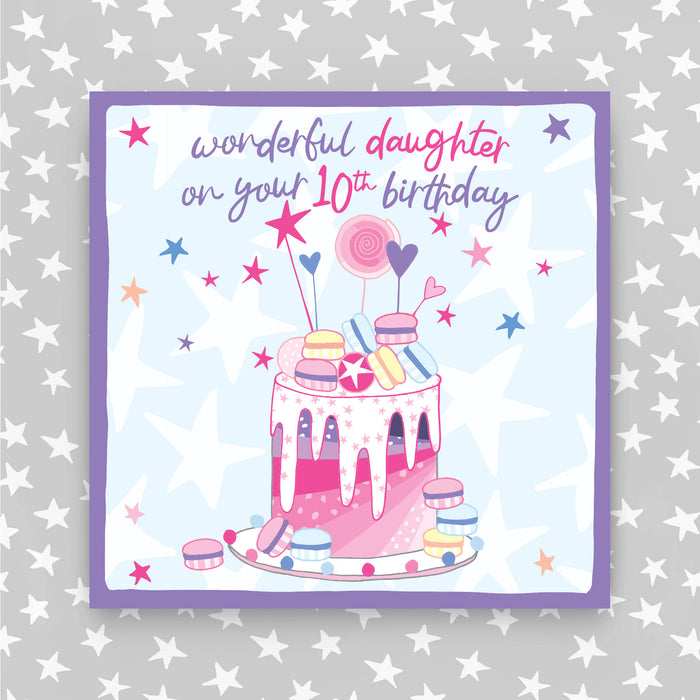 10th Birthday Greeting Card - Daughter (NPH82)