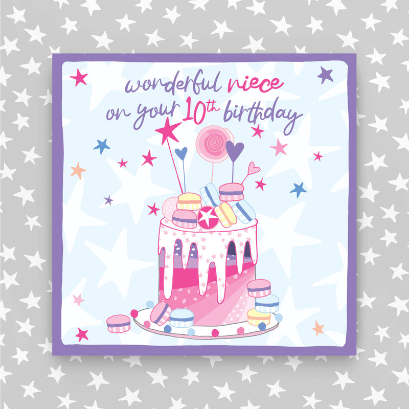 10th Birthday Greeting Card - Niece (NPH84)