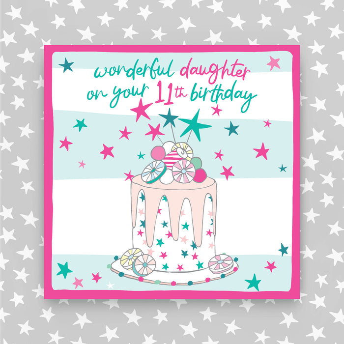11th Birthday Greeting Card - Daughter (NPH85)
