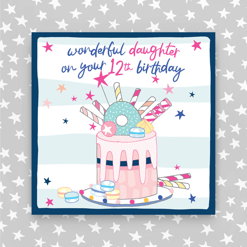 12th Birthday Greeting Card - Daughter (NPH88)