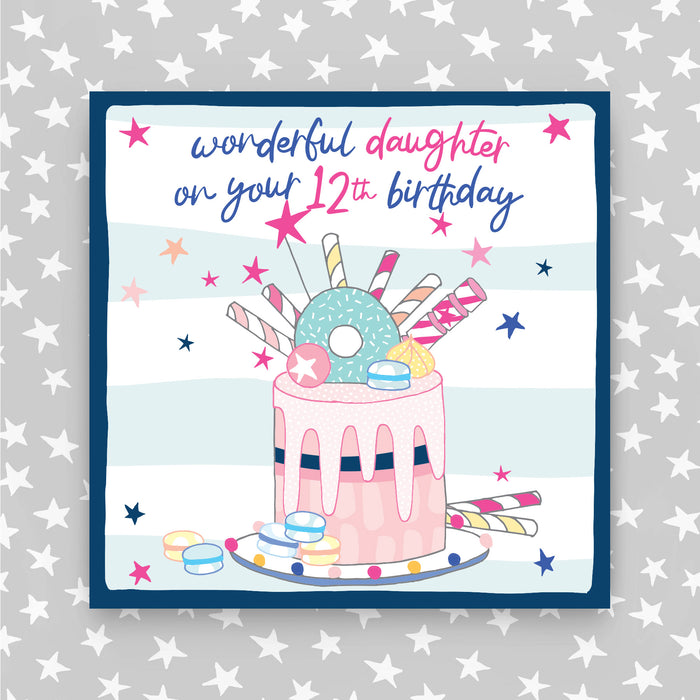 12th Birthday Greeting Card - Daughter (NPH88)