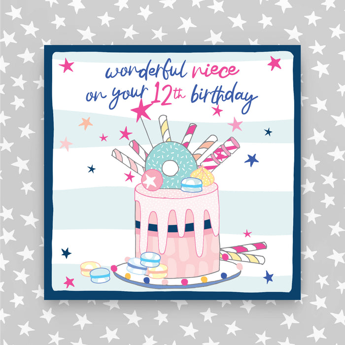 12th Birthday Greeting Card - Niece (NPH90)