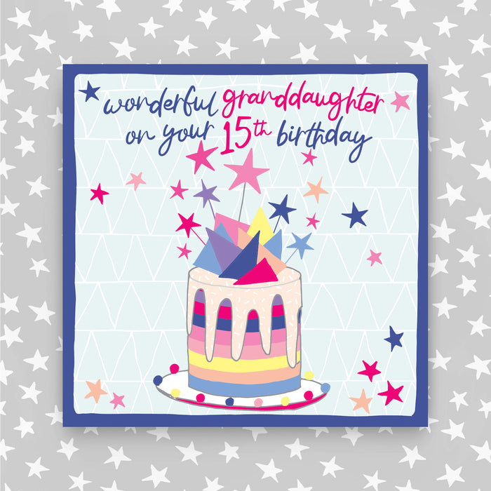 15th Birthday Greeting Card - Granddaughter (NPH98)