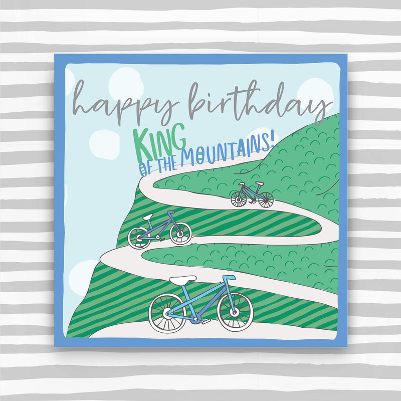 Cycling - Happy Birthday Greeting Card (OC03)