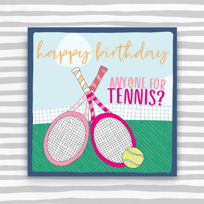 Women's Tennis - Happy Birthday Greeting Card (OC22)