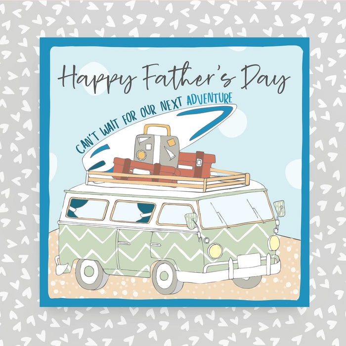 Happy Father's Day Campervan Greeting Card (OC49)