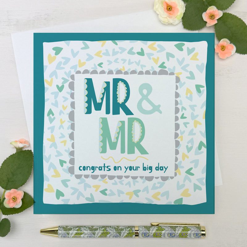 Mr & Mr Wedding Greeting Card (TF174)