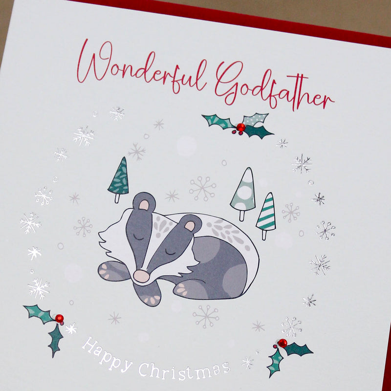 Wonderful Godfather Christmas Card (XGR106)