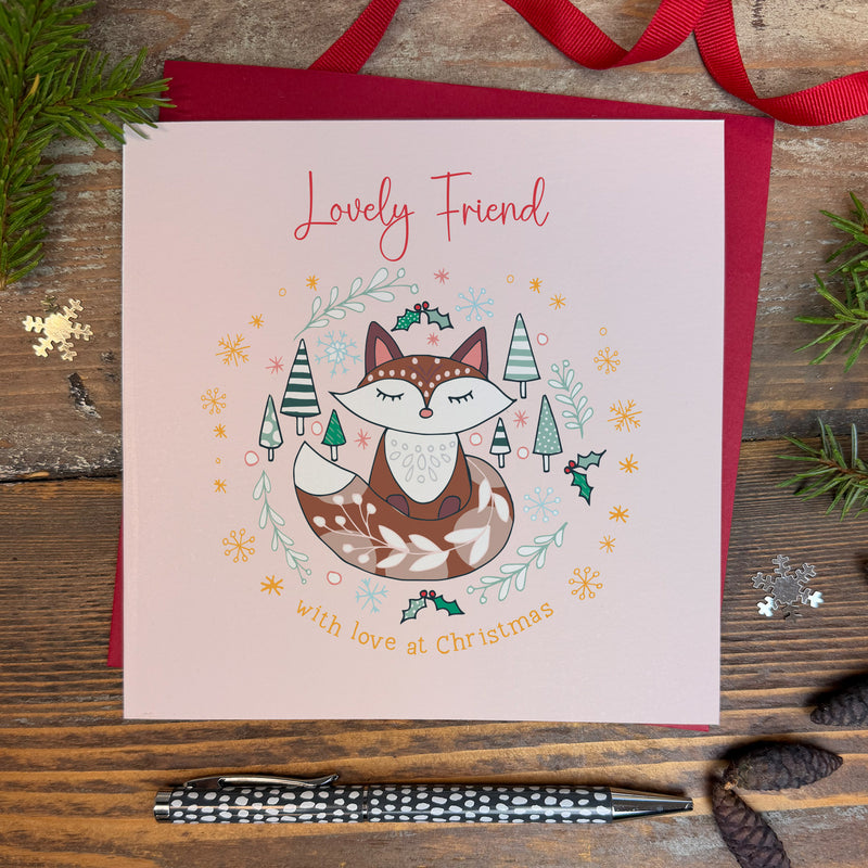 Lovely Friend Christmas Card (XGR113)