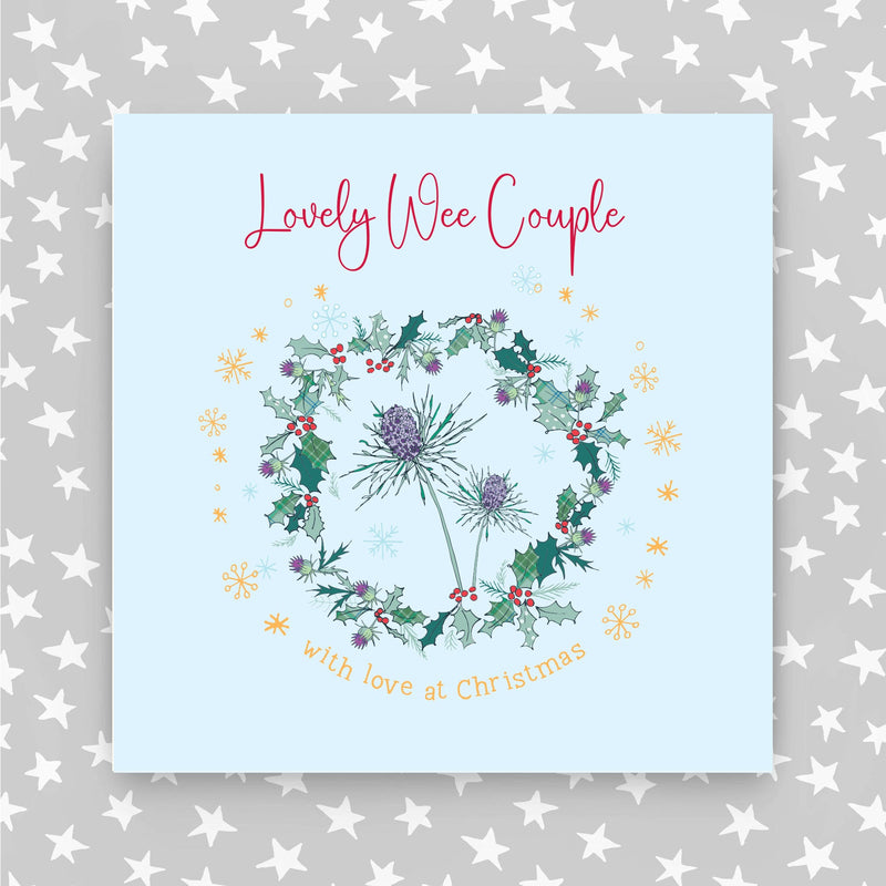 Scottish - Lovely Wee Couple Christmas Card (XGR121)