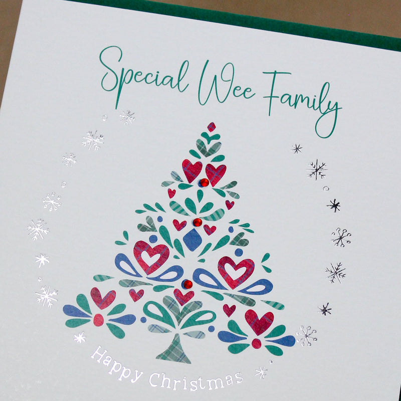 Scottish - Special Wee Family Christmas Card (XGR122)