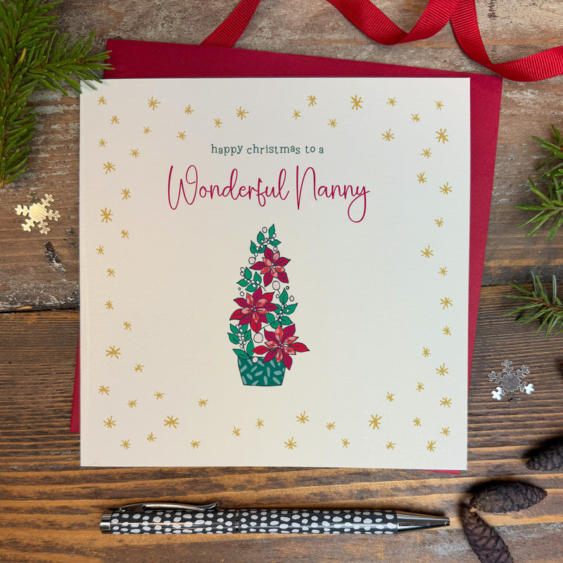 Happy Christmas to a Wonderful Nanny (XGR25)