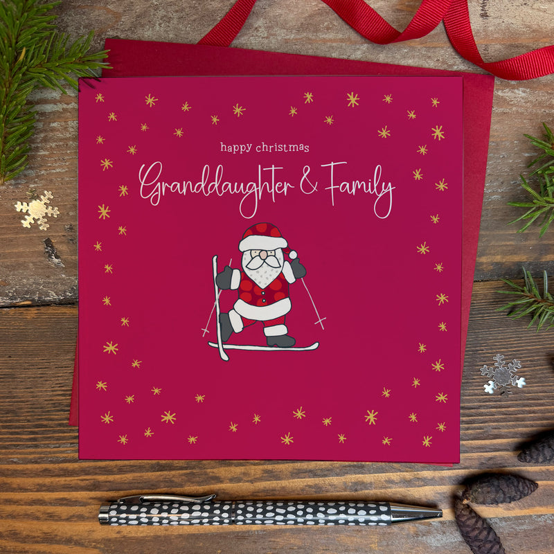Happy Christmas Granddaughter & Family (XGR28)