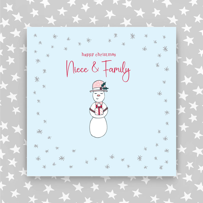 Happy Christmas Niece & Family (XGR36)