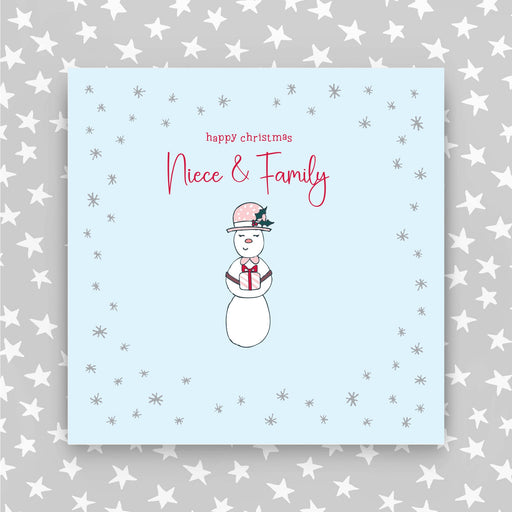 Happy Christmas Niece & Family (XGR36)