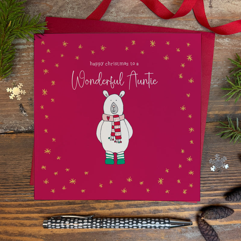Happy Christmas to a Wonderful Auntie (XGR38)