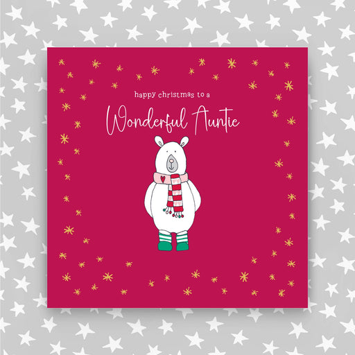 Happy Christmas to a Wonderful Auntie (XGR38)