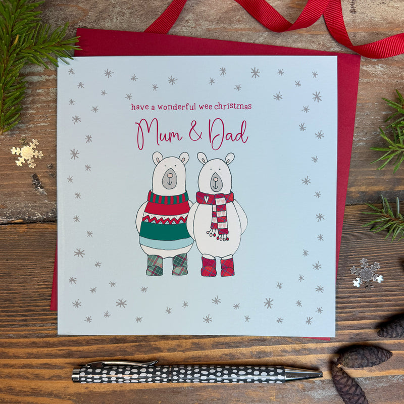 Scottish - Have a wonderful wee Christmas Mum and Dad (XGR58)