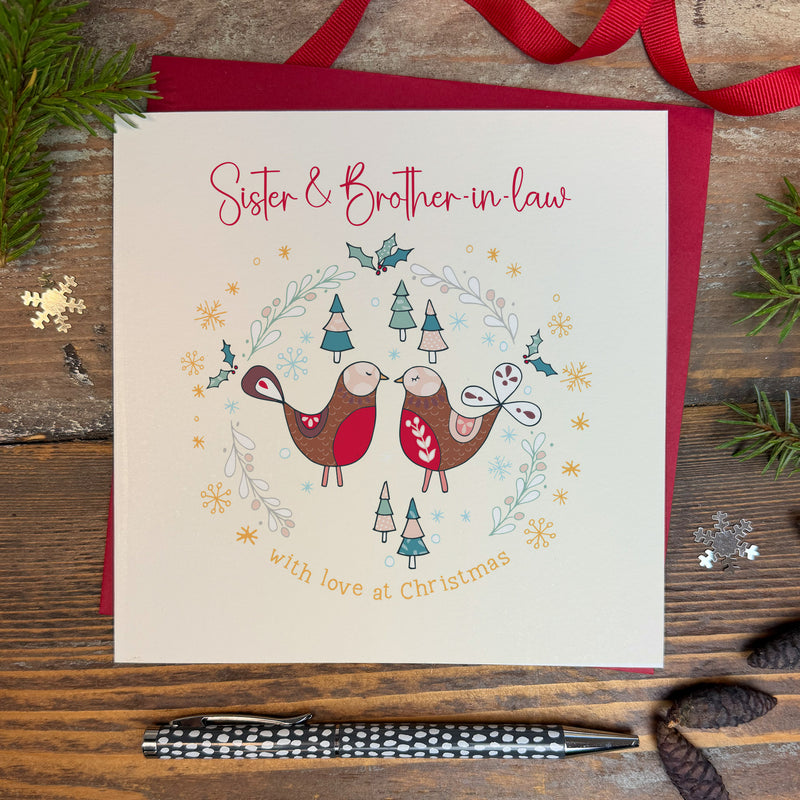 Sister And Brother In Law Christmas Card (XGR82)