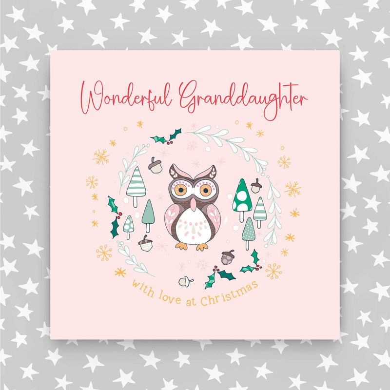 Wonderful Granddaughter Christmas Card (XGR84)