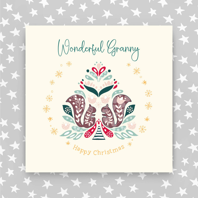 Wonderful Granny Christmas Card (XGR99)