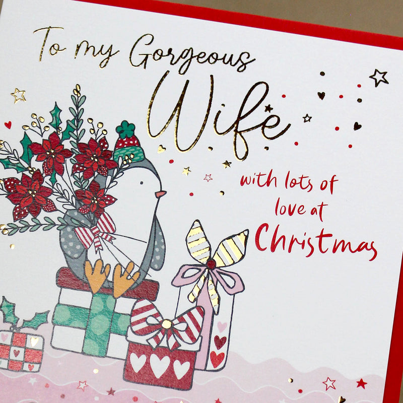 Gorgeous Wife Christmas Card (XMA03)