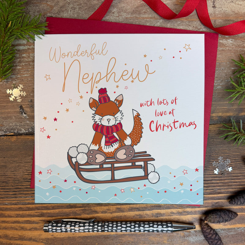 Wonderful Nephew Christmas Card (XMA08)