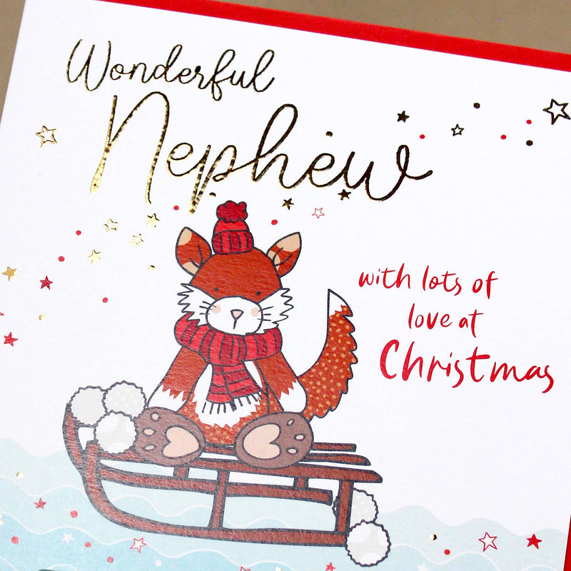 Wonderful Nephew Christmas Card (XMA08)
