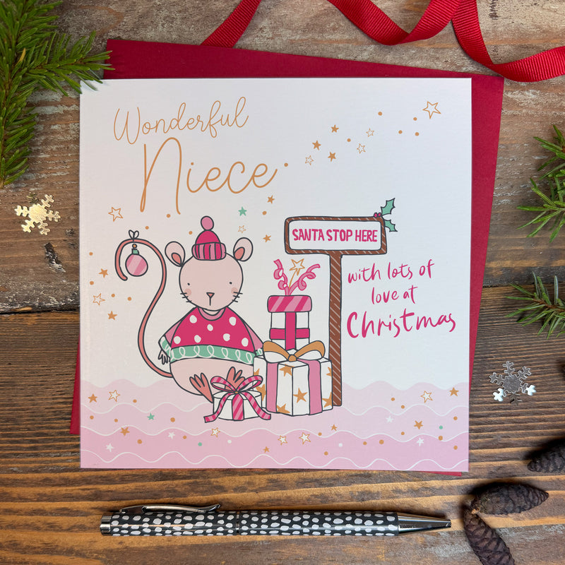 Wonderful Niece Christmas Card (XMA09)