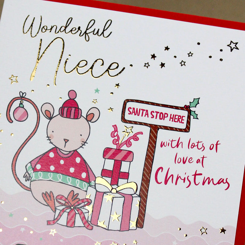 Wonderful Niece Christmas Card (XMA09)