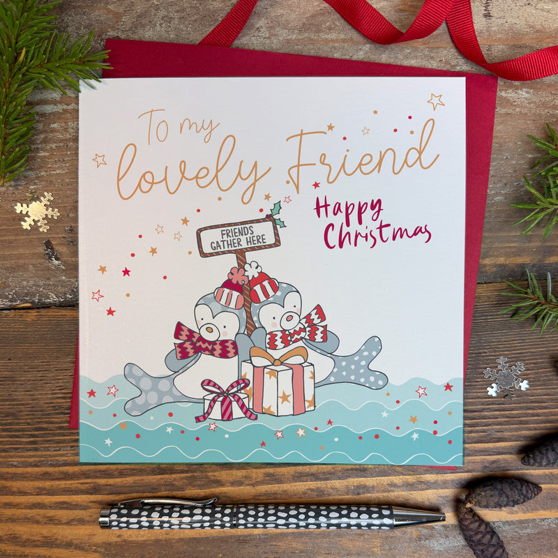Lovely Friend Christmas Card (XMA13)