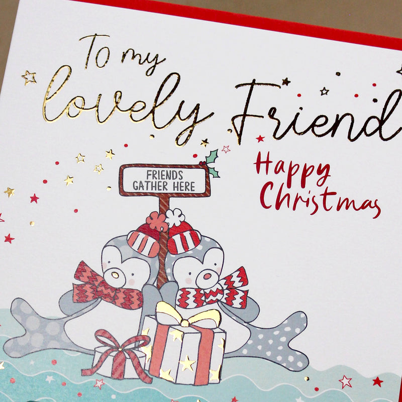 Lovely Friend Christmas Card (XMA13)