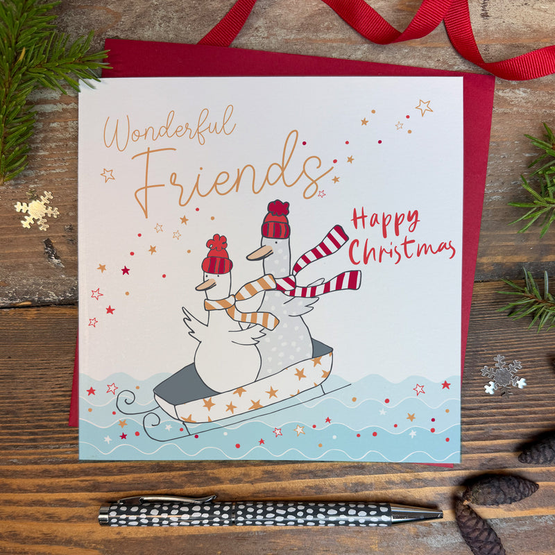 Wonderful Friends Christmas Card (XMA14)