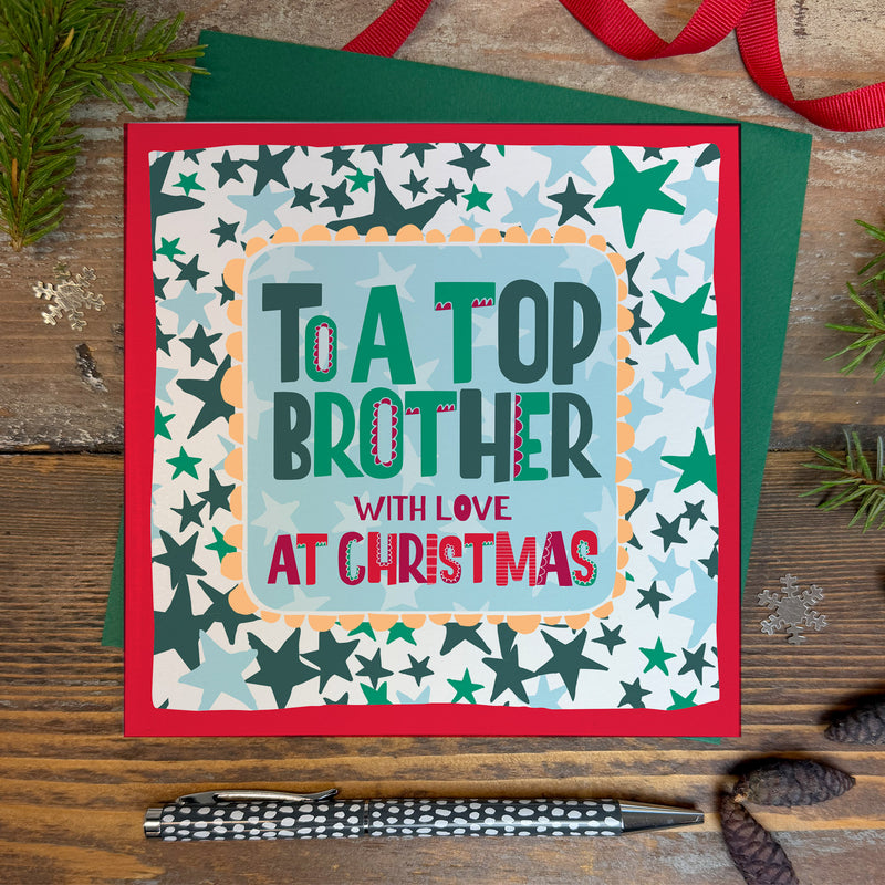 Top Brother Christmas Card (XTF10)