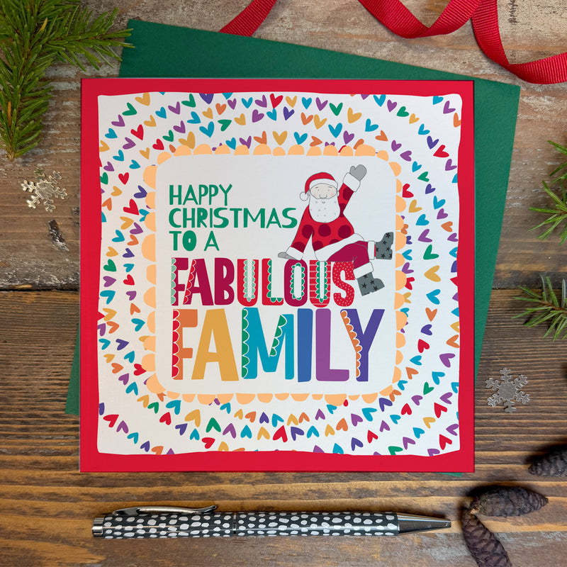 Fabulous Family Christmas Card (XTF18)