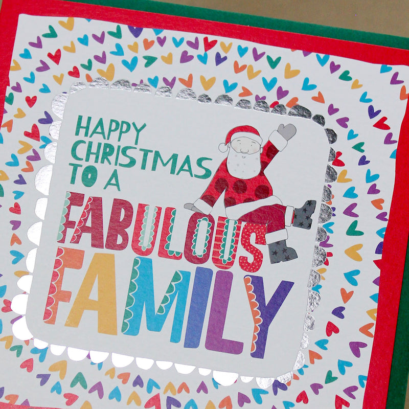 Fabulous Family Christmas Card (XTF18)